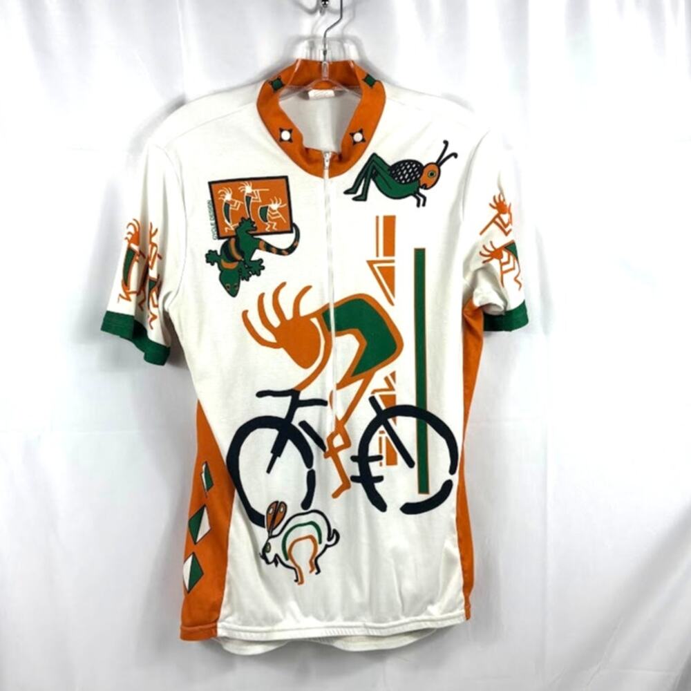 VOLER Cycling Jersey XL Kokopelli Cycle Designs 3/4 Zip